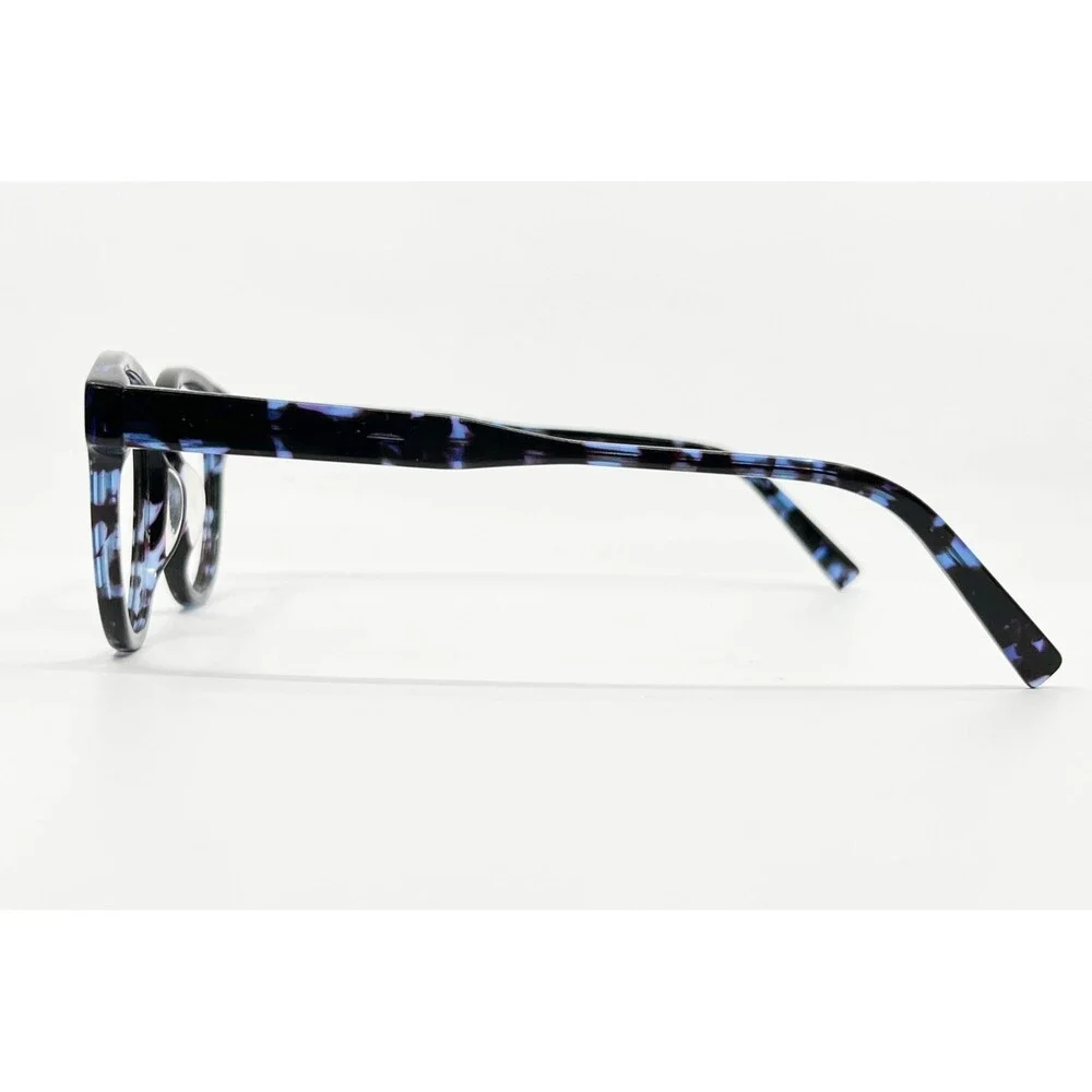 Warby Parker Hayes Eyeglasses Womens Blue Tortoise Round 49-20-145